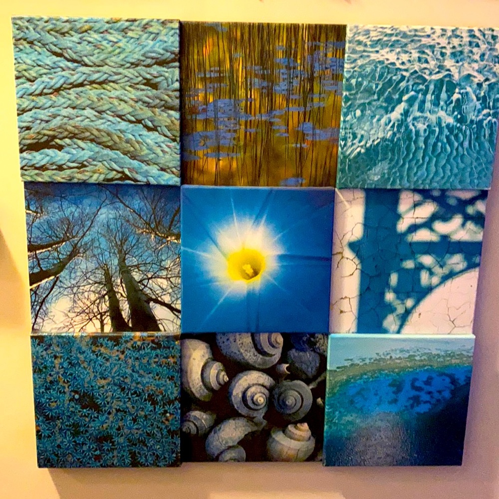 Art canvas some pops out Beachy